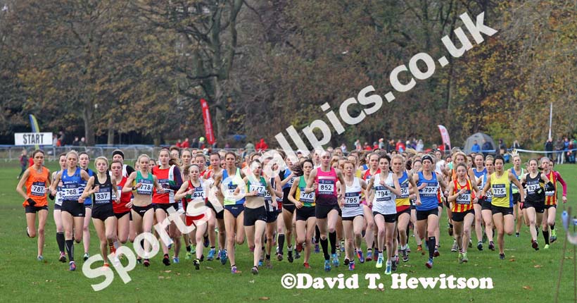 Start of the senior womens British Athletics Liverpool Challenge. Photo: David T. Hewitson/Sports for All Pics
